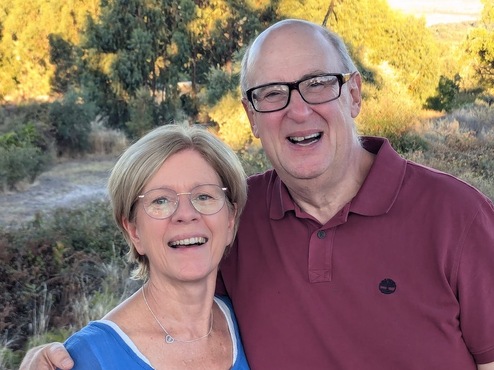 Kimberley and Phil founders of Casabo Community smiling Kimberley and Phil founders of Casabo Community smiling